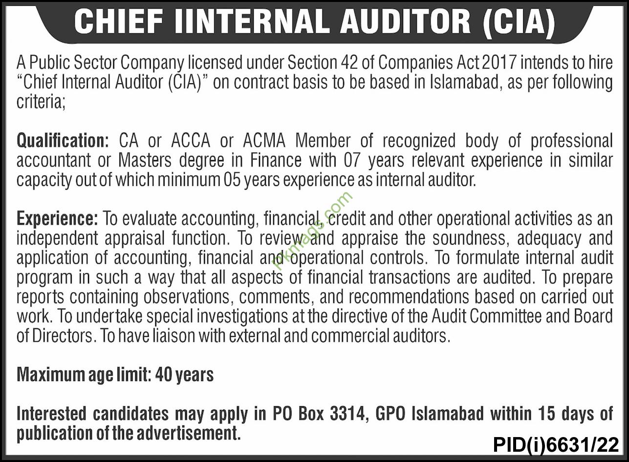 a-public-sector-company-islamabad-jobs-2023-po-box-no-3314-gpo