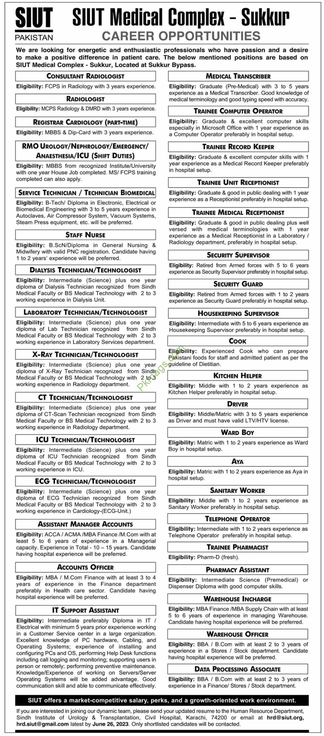 siut-pakistan-siut-medical-complex-careers-2023-apply-online-jobs